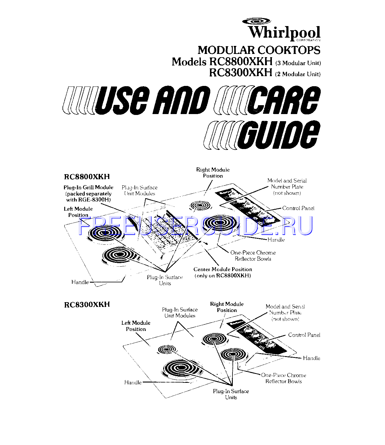 Leer online Manual de usuario para Whirlpool RC8800XKH (Page 1)