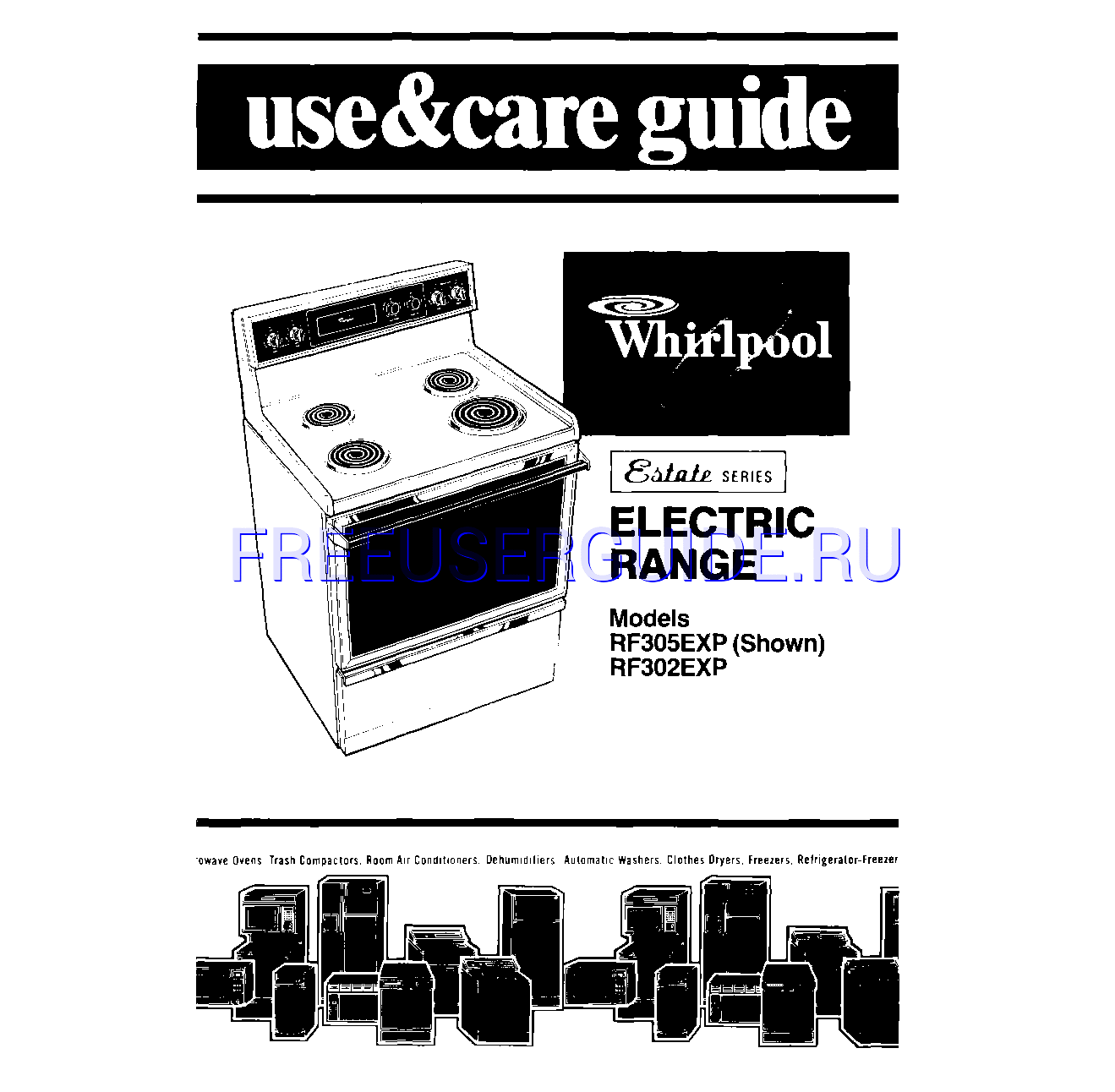 Leer online Manual de usuario para Whirlpool RF305EXP (Page 1)