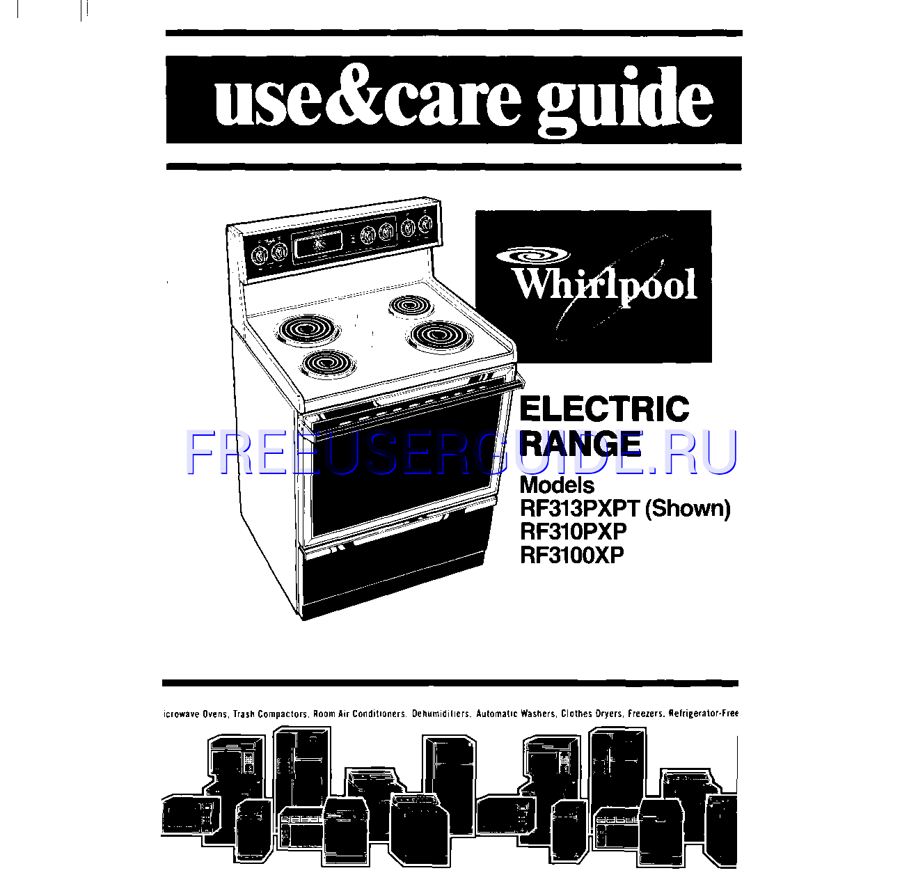 Leer online Manual de usuario para Whirlpool RF310PXP (Page 1)
