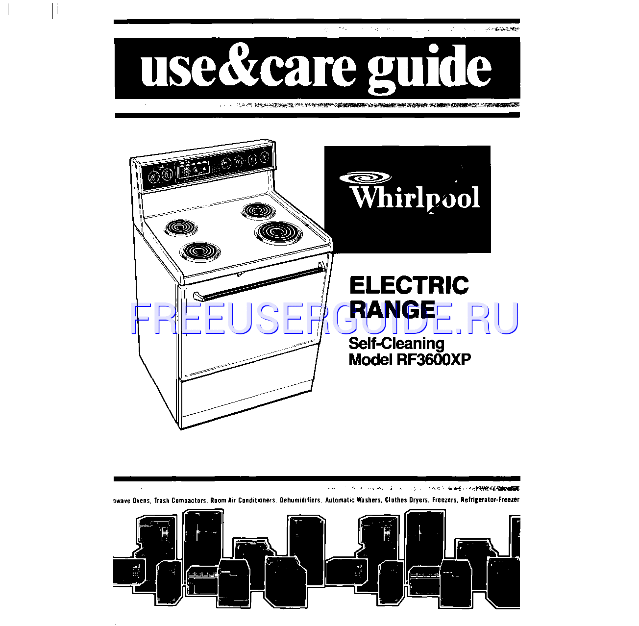 Leer online Manual de usuario para Whirlpool RF3600XP (Page 1)