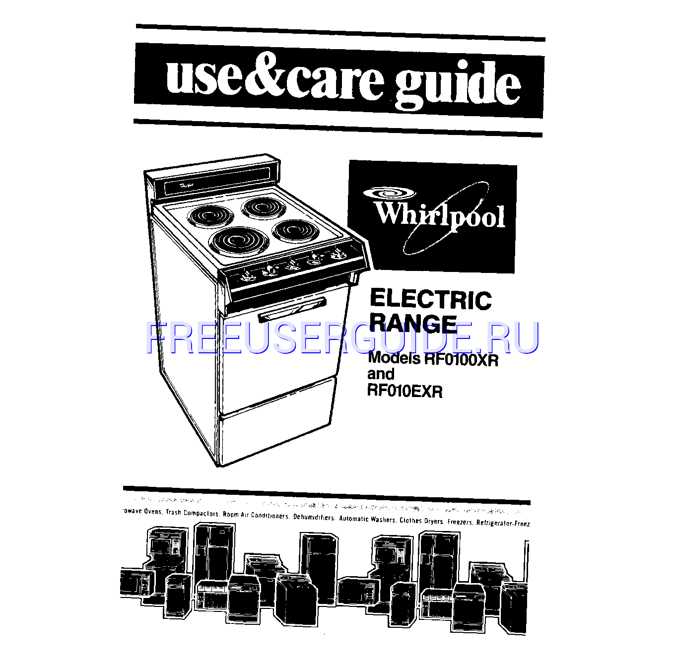 Leer online Manual de usuario para Whirlpool RFOIOEXR (Page 1)