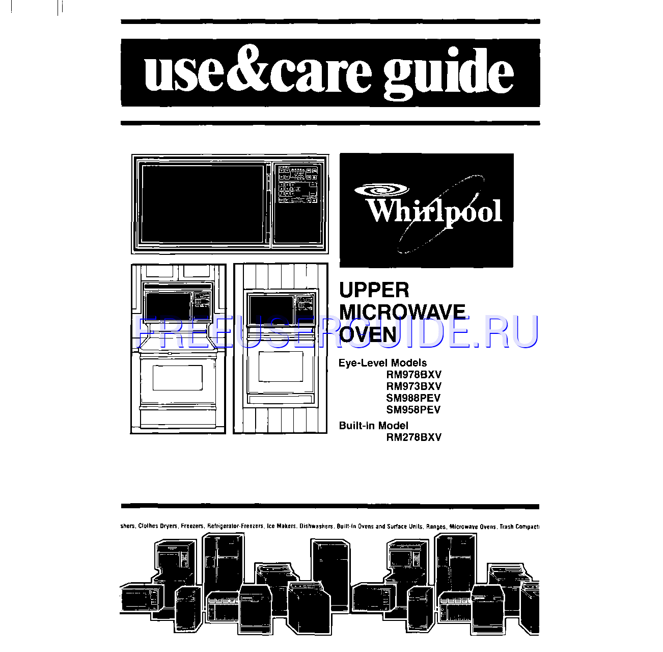 Leer online Manual de usuario para Whirlpool RM978BXV (Page 1)